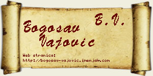 Bogosav Vajović vizit kartica